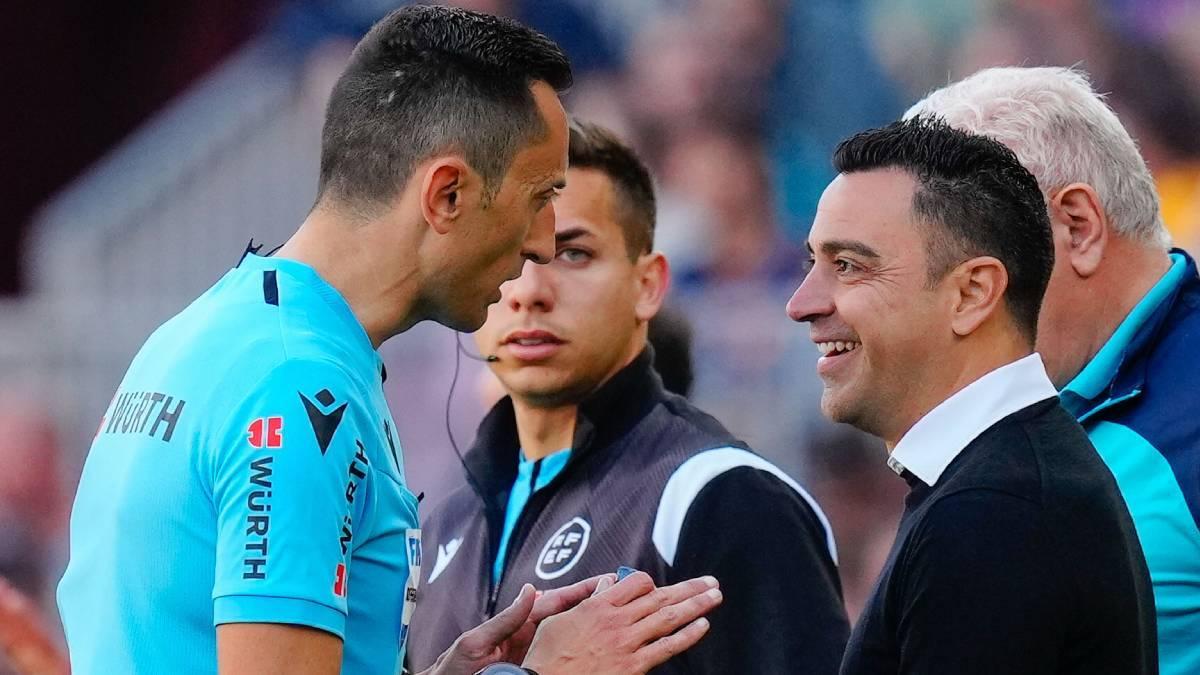 Xavi y Sánchez Martínez, cara a cara