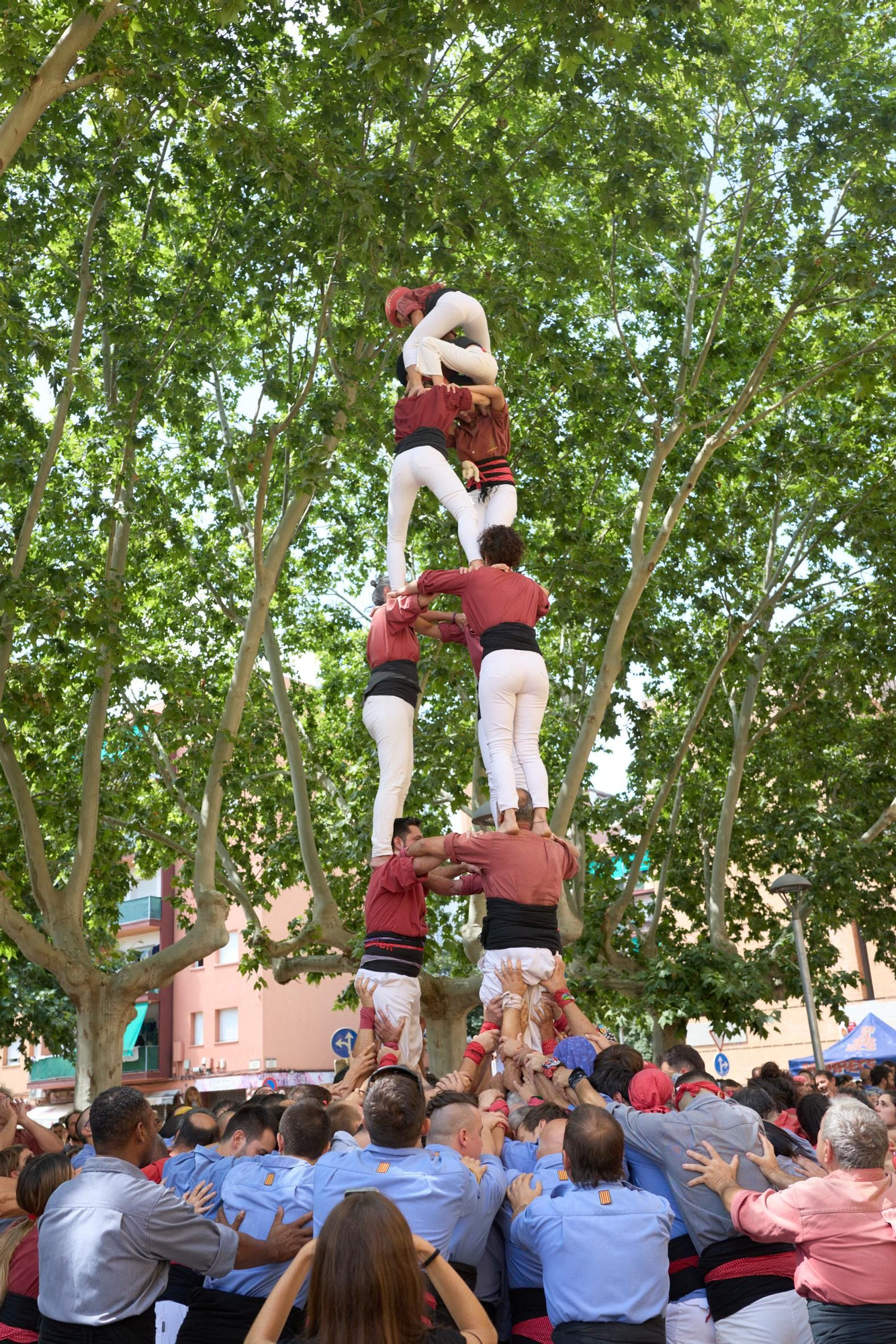 Festa Major de Salt: orgull Marrec a la diada castellera
