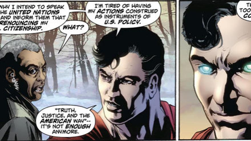 Superman rechaza su ciudadanía y se crea enemigos en EEUU