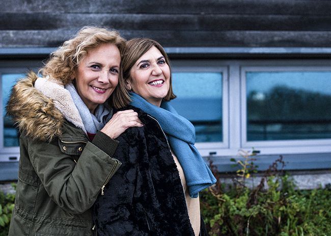 Las actrices Elena Irureta y Ane Gabarain, protagonistas de 'Patria', de HBO