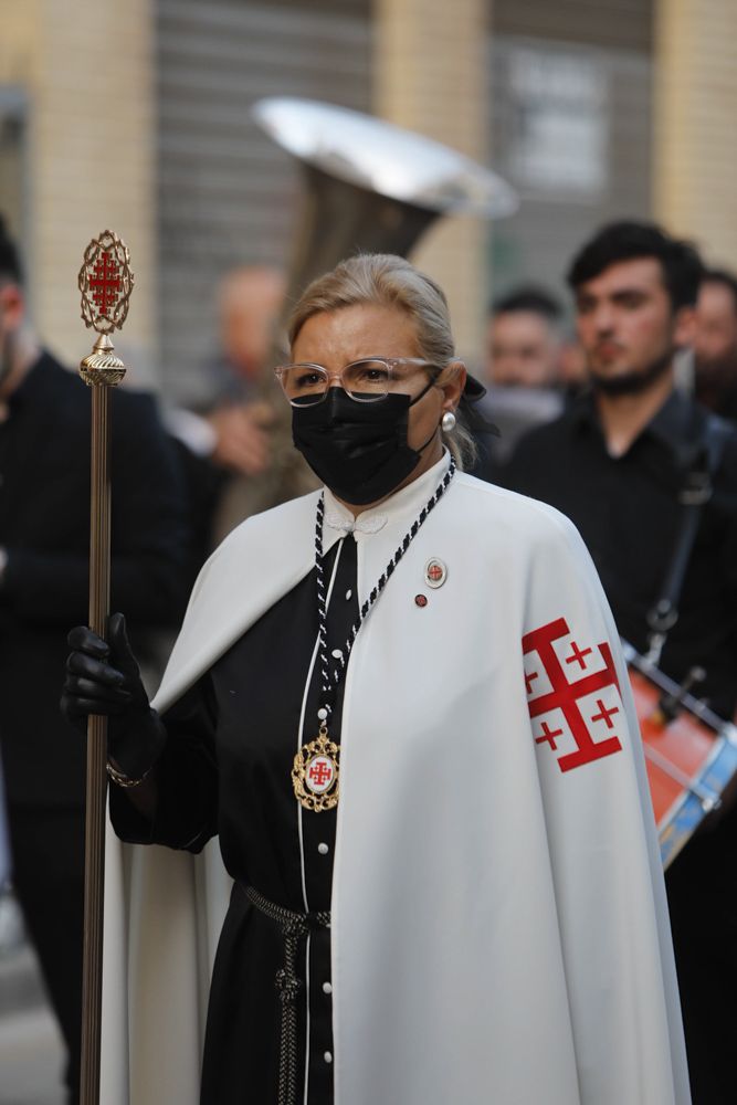 Procesión de Viernes Santo en el Port de Sagunt.