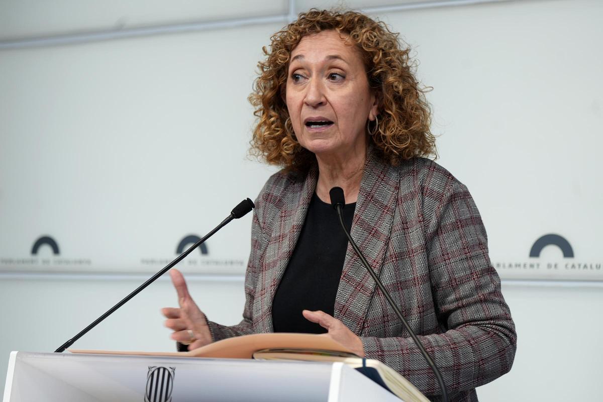 La portavoz de ERC en el Parlament, Ester Capella.