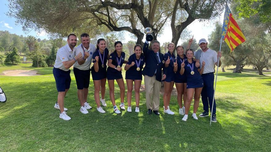 La Selección Valenciana de golf, oro en el Campeonato de España de FFAA Absoluto Femenino 2024