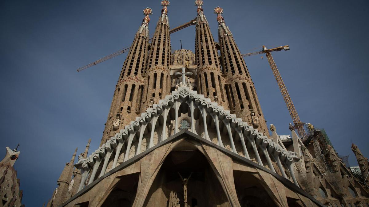 La Sagrada Familia, en Barcelona (España).