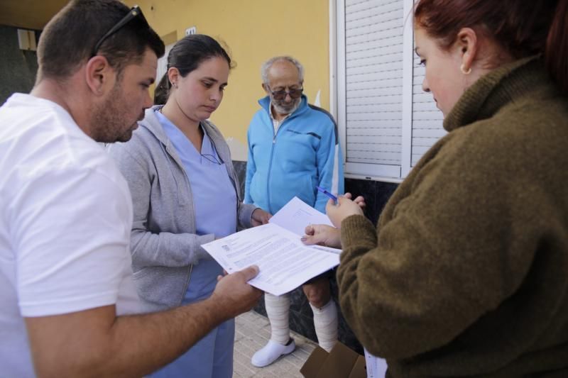 Desalojo de una veintena de viviendas en Güímar