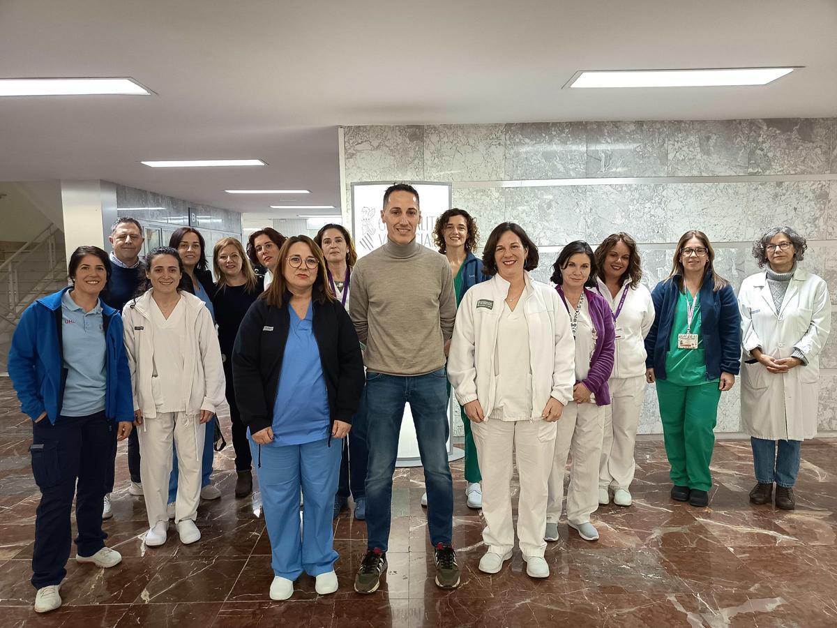 Los diferentes equipos premiados recientemente de Enfermería del Hospital General Universitario de Elche