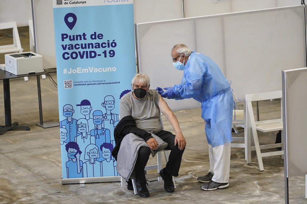 Salut obre el punt de vacunació massiu del Palau de Fires de Girona