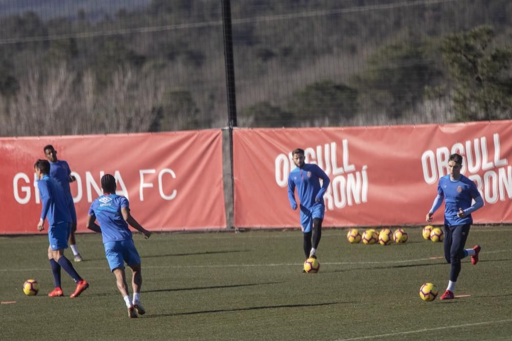 Entrenament del Girona FC