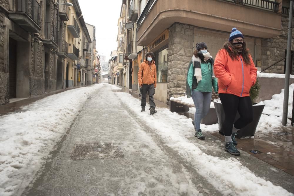 Fotos de la nevada a la Catalunya Central