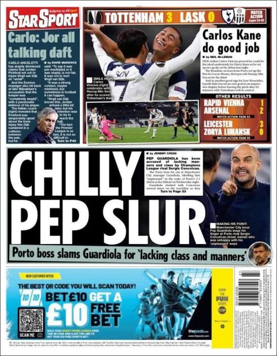 Portada STAR SPORT viernes 23 octubre 2020