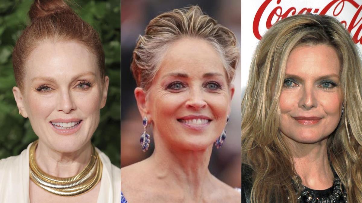 Julianne Moore, Sharon Stone y Michelle Pheiffer.