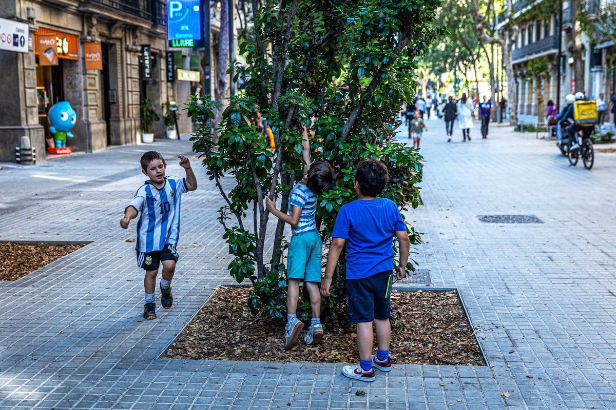 Escenas inesperadas de la Superilla del Eixample