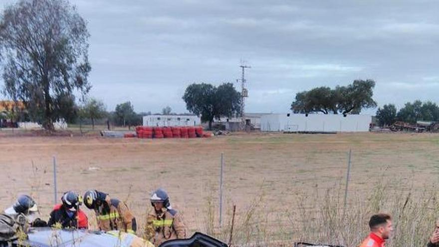 Dos heridos en un choque frontal cerca de la ermita de Bótoa