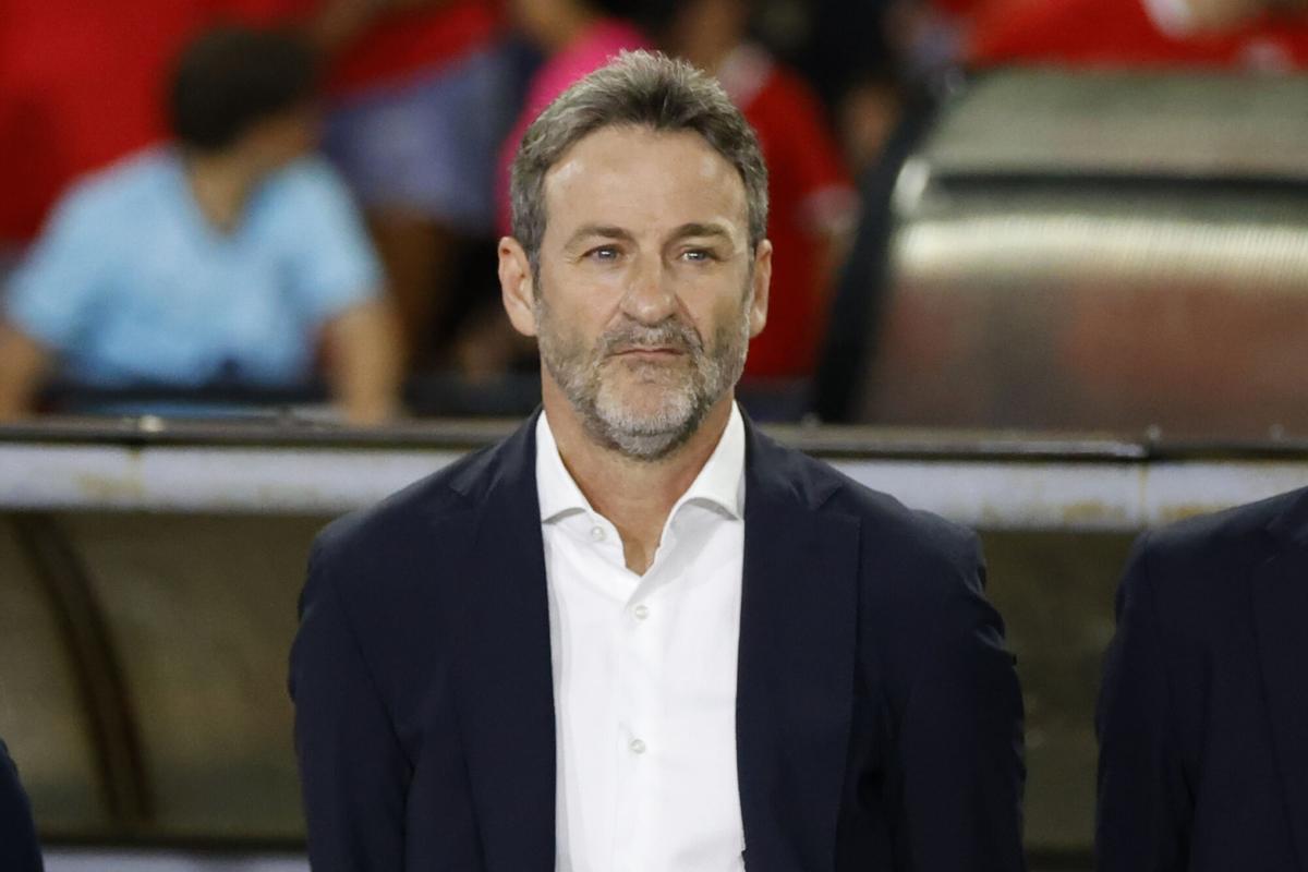 Thomas Christiansen, en el partido ante El Salvador