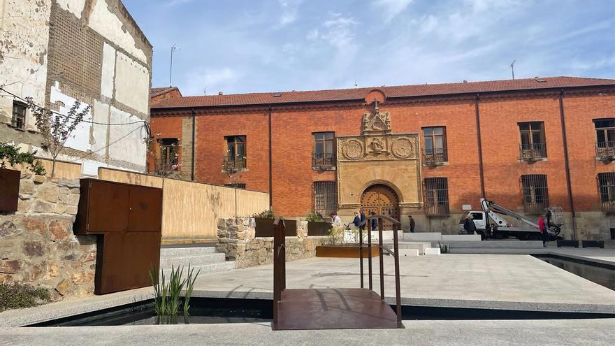 Así luce el nuevo puente de la plaza San Francisco de Benavente