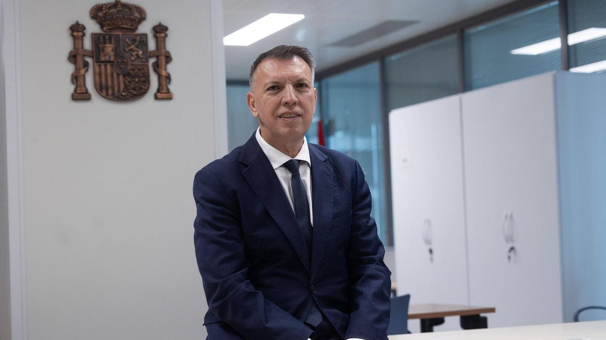 Joaquim Bosch, a la Ciutat de la Justícia de València.