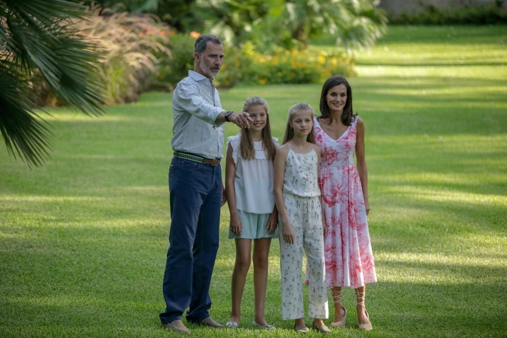 Familienfoto der spanischen Könige auf Mallorca