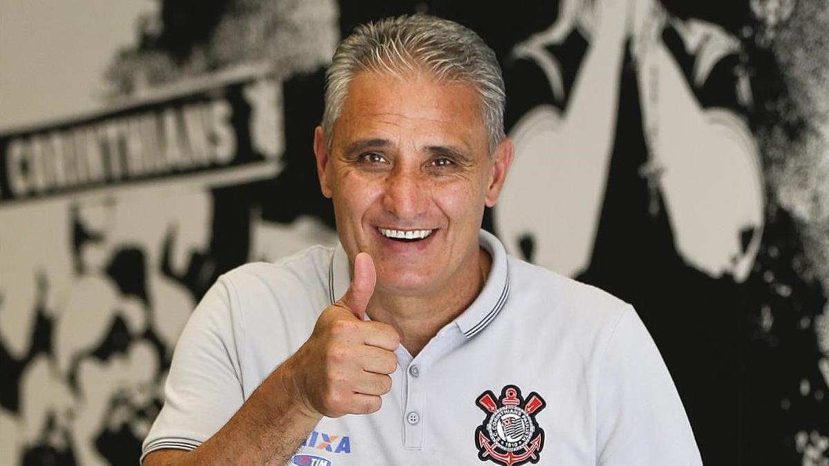 Tite, durante su paso por el Corinthians