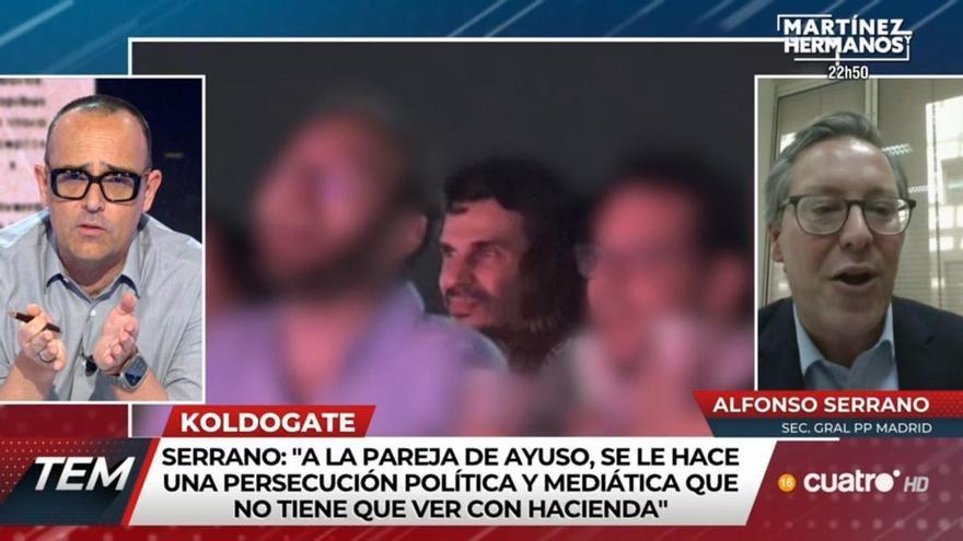 Risto Mejide amenaza a Alfonso Serrano con cortar su conexión tras interrumpir a Susana Díaz