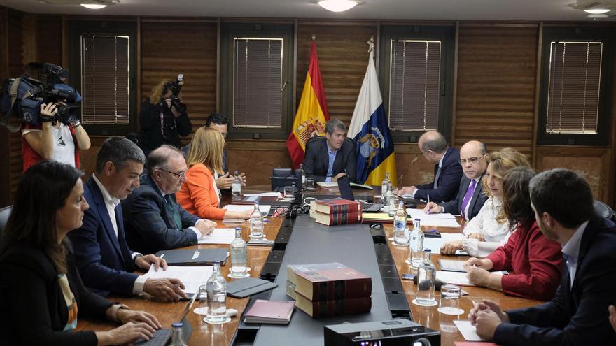 Una reunión del Consejo de Gobierno de Canarias.