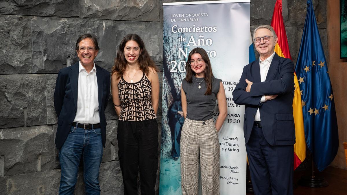 Un instante de la presentación de los conciertos de Año Nuevo de la Jocan.