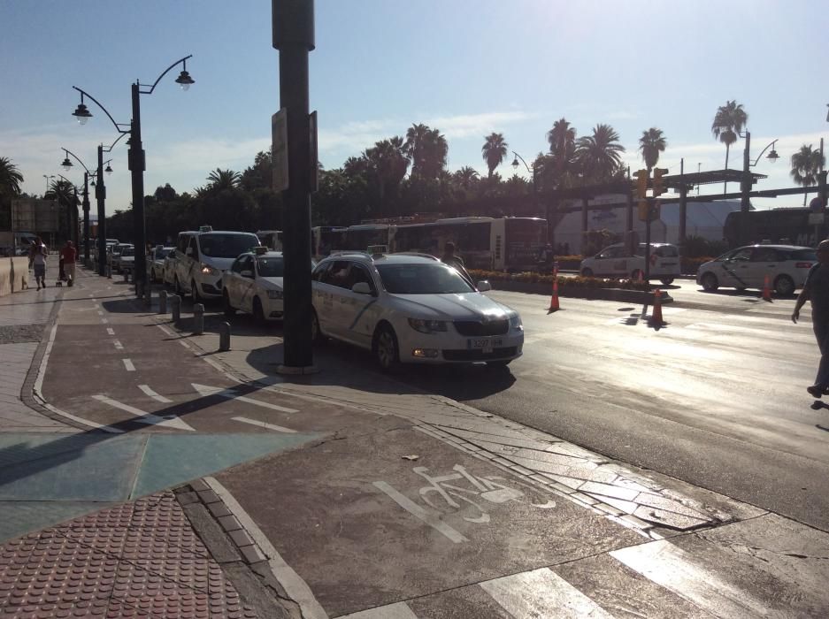 Corte de tráfico en la Alameda y el Parque por el Día Sin Coche.