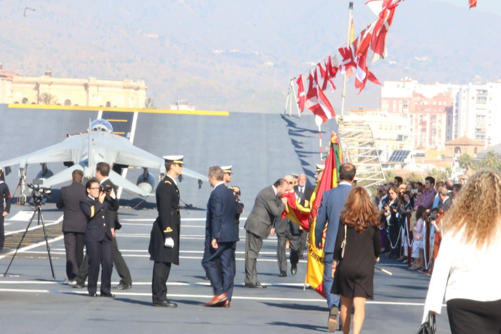 Jura de bandera en el Juan Carlos I