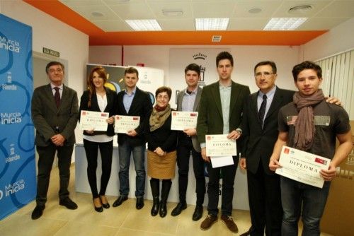 Entrega de los premios Cátedra de Emprendedores de la UMU en el CIM-M