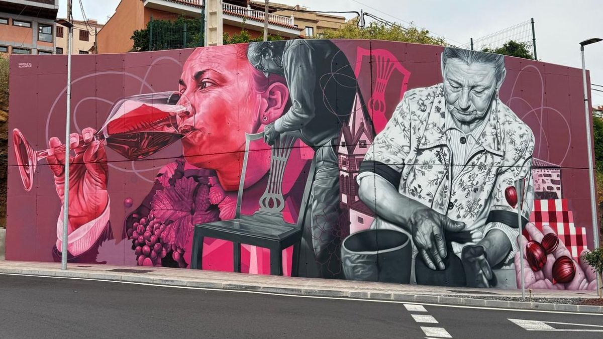 Nuevo mural de La Victoria de Acentejo.