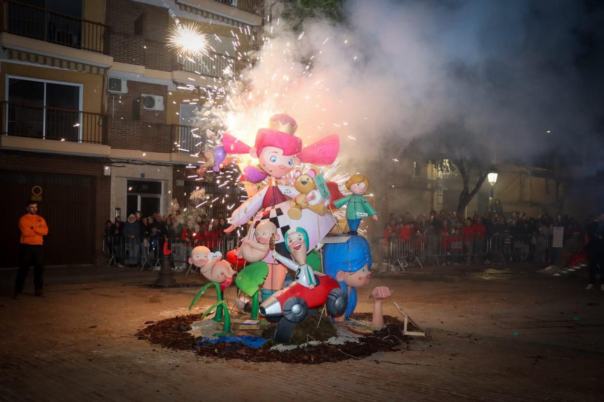 Cremà del monumento infantil de Sant Roc de Torrent