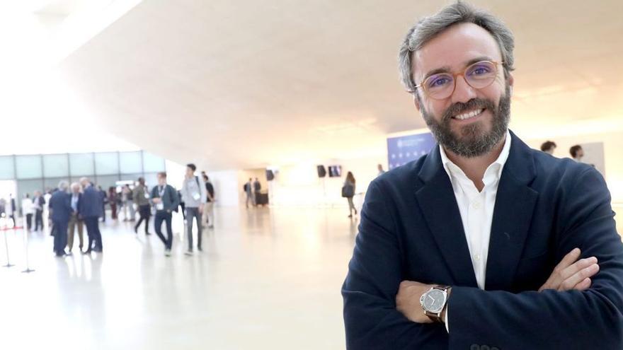 Aitor Moll, consejero delegado de Prensa Ibérica, en la celebración del Congreso Mundial de Medios.