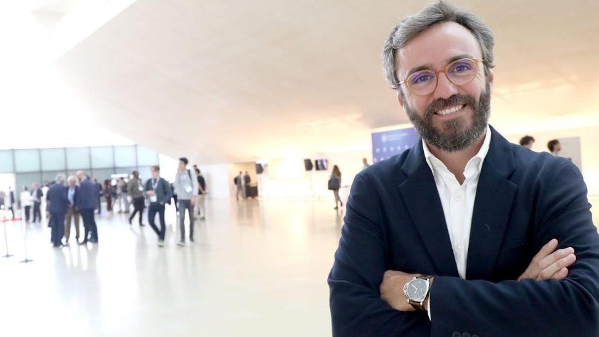 Aitor Moll, consejero delegado de Prensa Ibérica, en la celebración del Congreso Mundial de Medios.