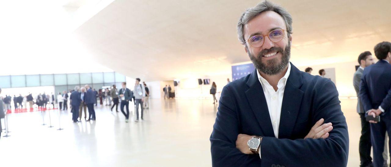 Aitor Moll, consejero delegado de Prensa Ibérica, en la celebración del Congreso Mundial de Medios.