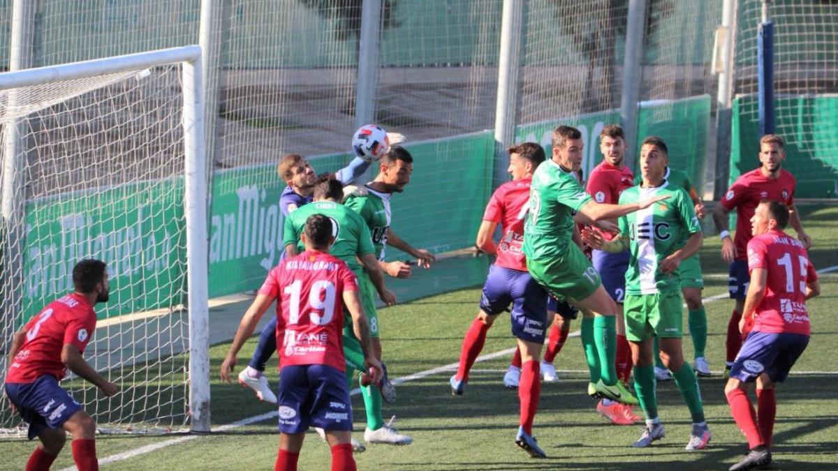 Una acció del partit d&#039;aquest migdia.