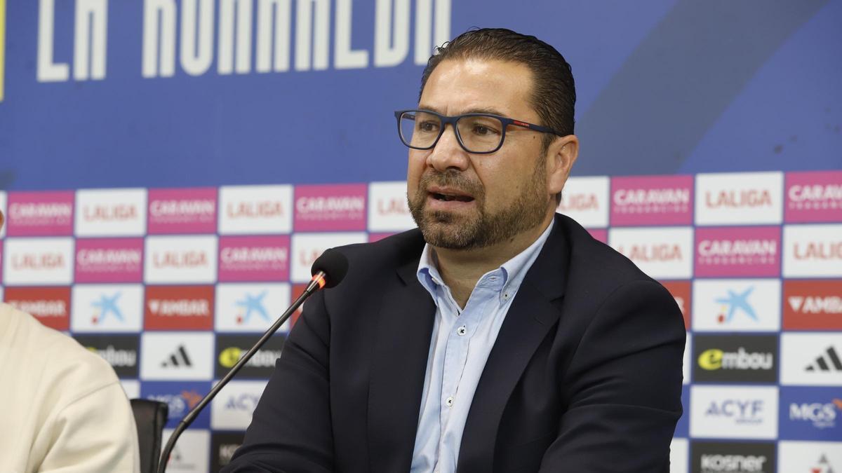 Cordero, durante la presentación de Guti y Zedadka.