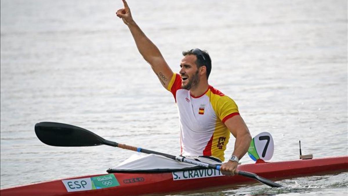 Saúl Craviotto, en los Juegos Olímpicos de Río 2016