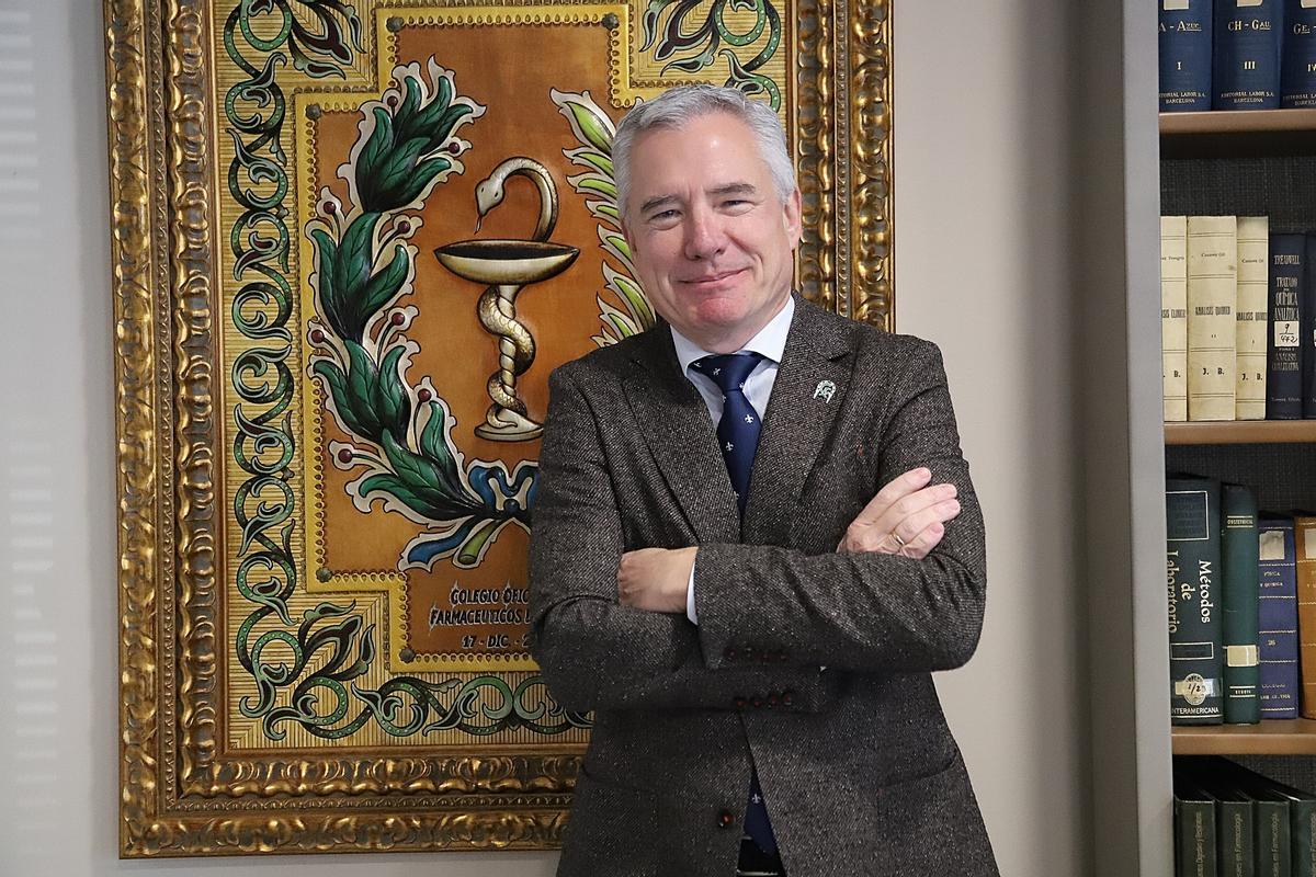 El presidente del Colegio de Farmacéuticos de Córdoba, Rafael Casaño.