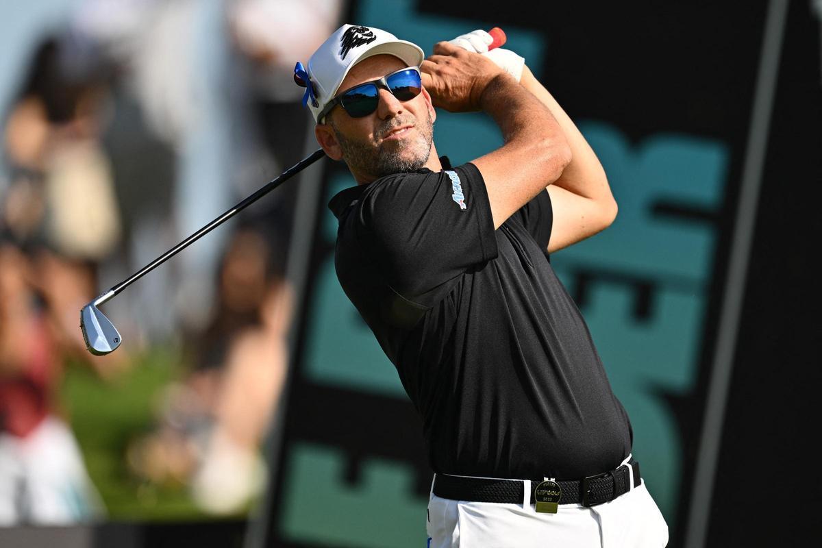 Sergio García, en acción este pasado fin de semana en el torneo del LIV golf en Chicago
