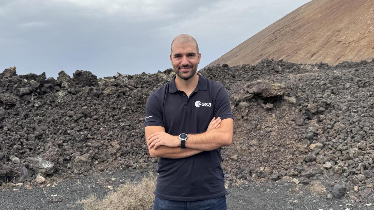 Es muy bonito imaginar mi viaje al espacio, pero disfruto de entrenamientos como el de Lanzarote