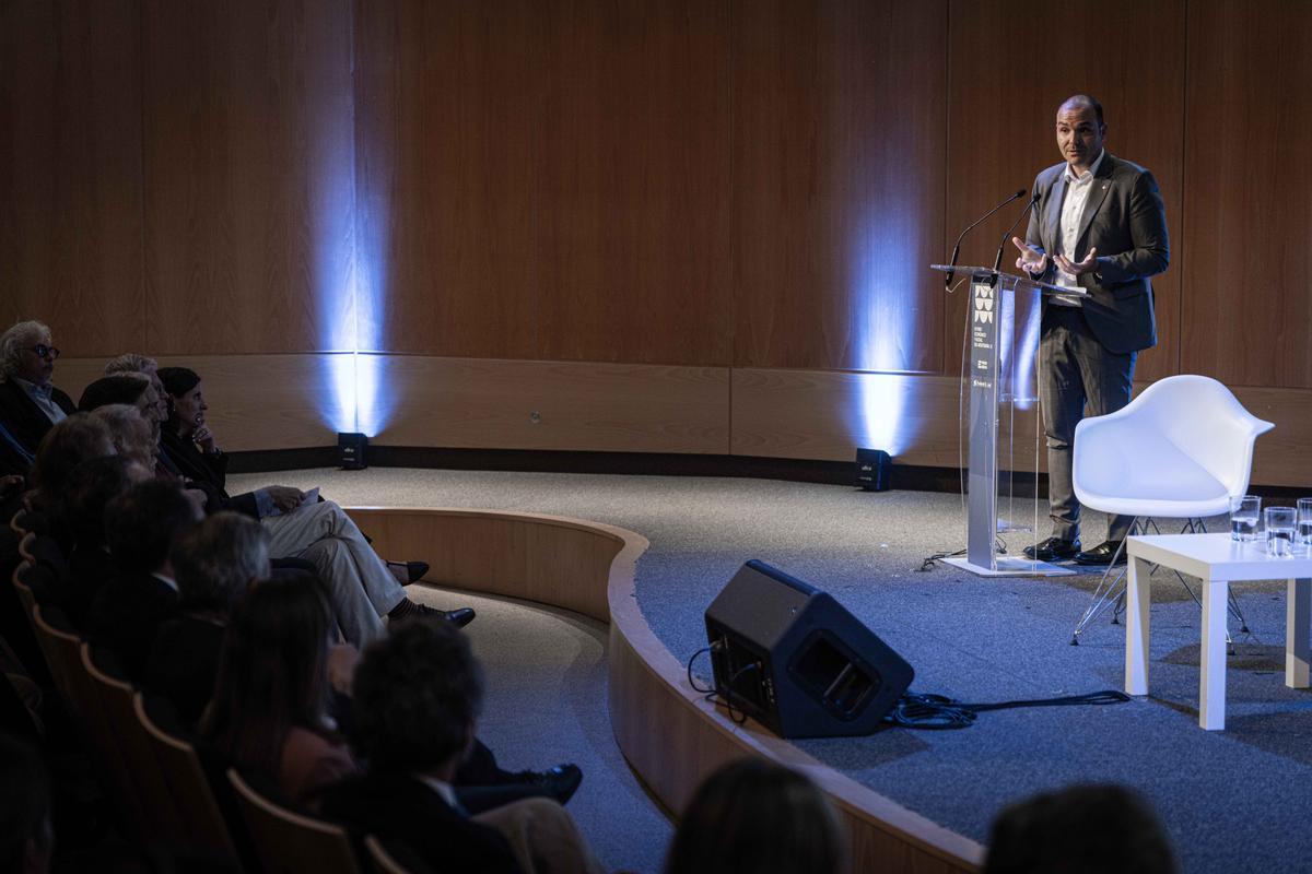 Albert Dalmau, Conseller a la Presidència de la Generalitat Catalunya, durante la bienvenida institucional del acto celebrado en Barcelona, a 16 de junio de 2026. Inaguración del III Foro Económico y Social del Mediterráneo. AUTOR:Manu Mitru | EPC Albert Dalmau, Conseller a la Presidència de la Generalitat Catalunya, durante la bienvenida institucional del acto celebrado en Barcelona, a 16 de junio de 2026. Inaguración del III Foro Económico y Social del Mediterráneo. AUTOR:Manu Mitru | EPC