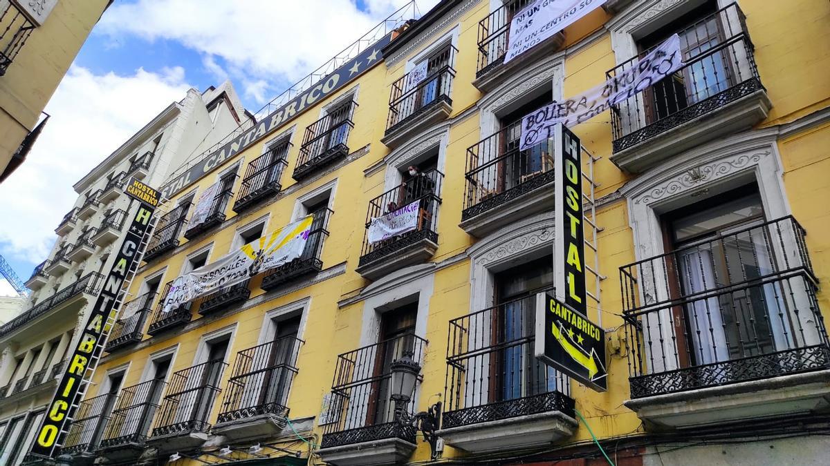 Edificio okupado en la calle Príncipe