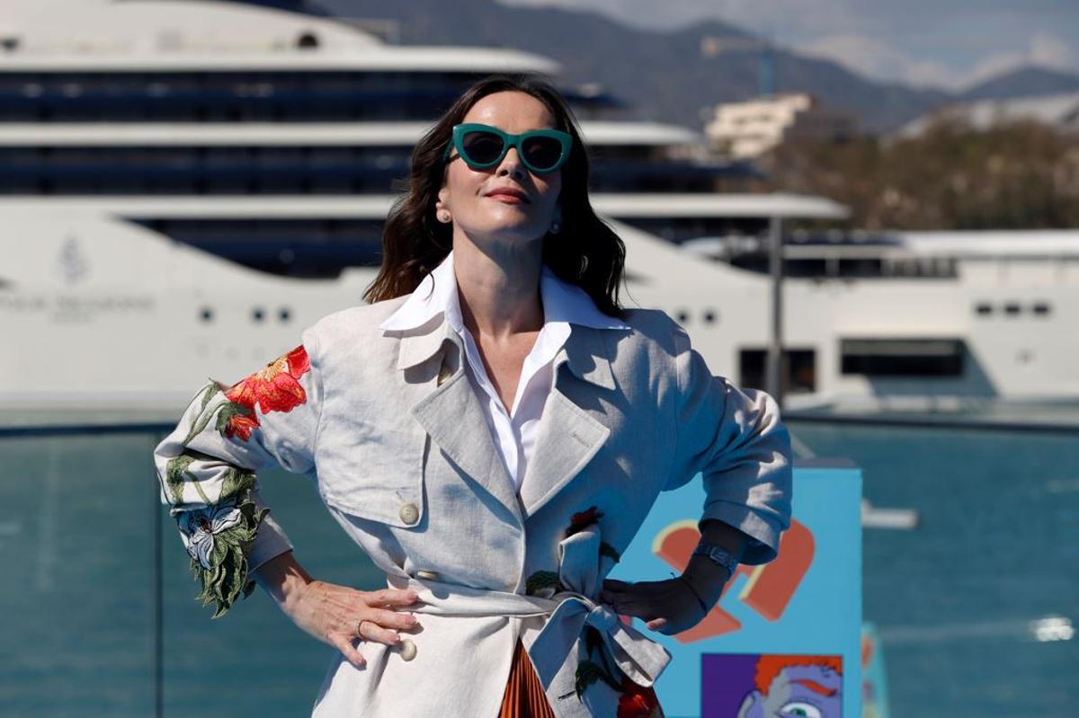 Natalia Oreiro, en el photocall del Muelle Uno