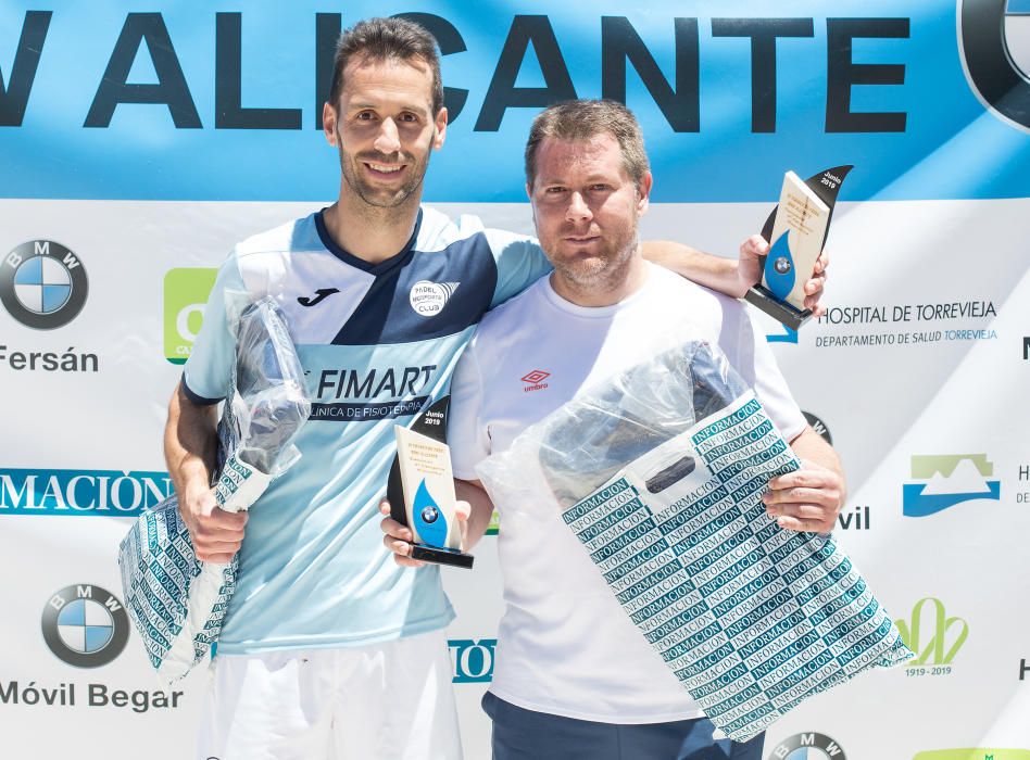 Campeones 4ª categoría masculina: Rubén Prieto y Miguel Ángel Cano