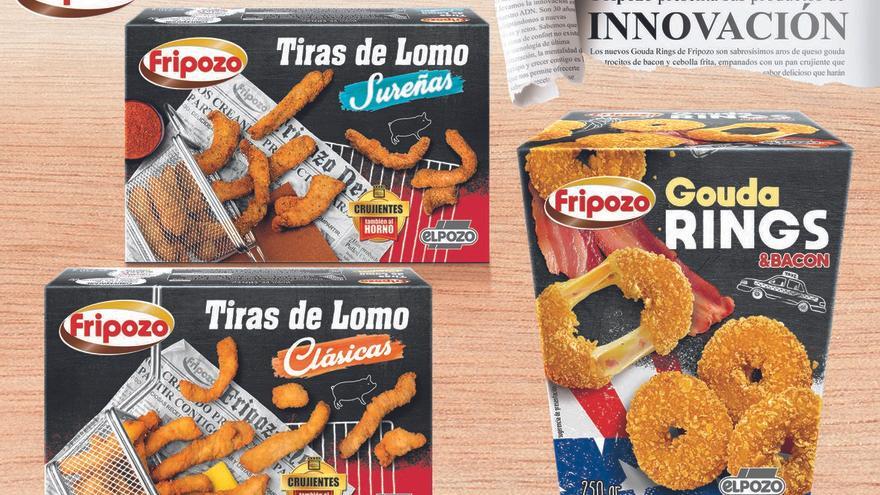 Algunos de los nuevos productos que presentó la compañía en Alimentaria.