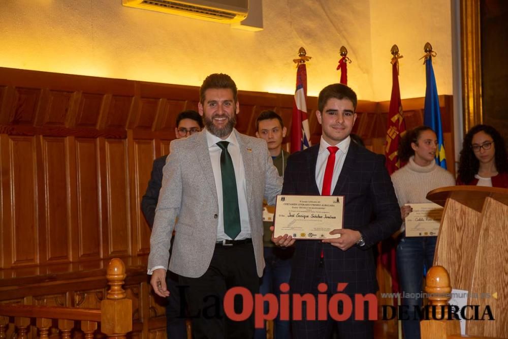 Entrega de premios literarios 'Albacara'