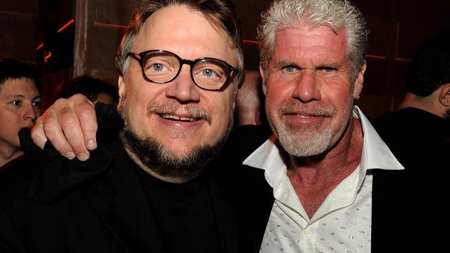 Guillermo del Toro y Ron Perlman.