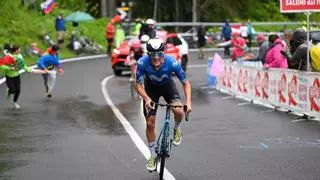 Pelayo Sánchez roza una nueva gesta: el asturiano acaba segundo en la etapa del Giro
