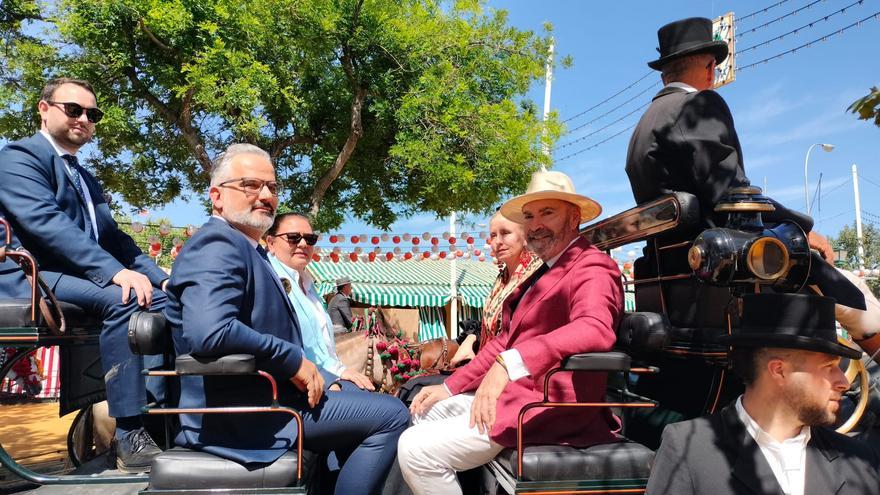 María del Monte ya está en el Real en una Feria con ausencias: &quot;Cuando tienes el privilegio de estar sano, te toca disfrutar&quot;