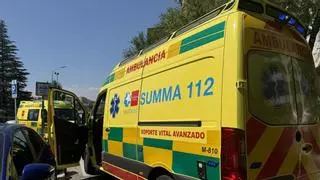 Fallece una mujer de 77 años en un accidente de coche tras colisionar con otros vehículos y una casa en Arganda