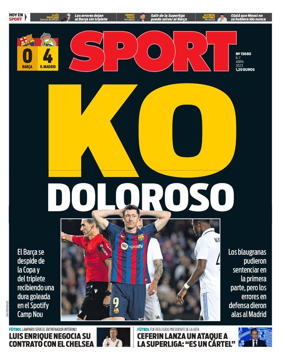 Portada del sport hoy